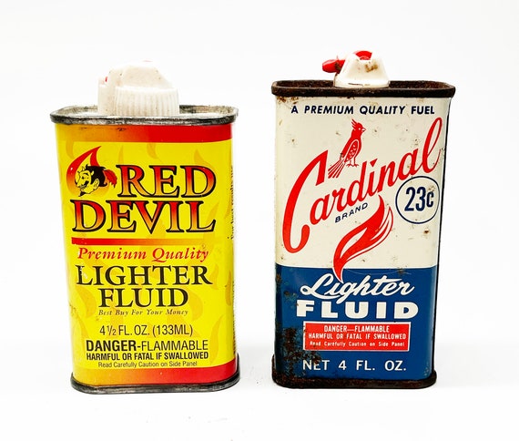 Cardinal Lighter Fluid Tin Cardinal Lighter Fluid Tin