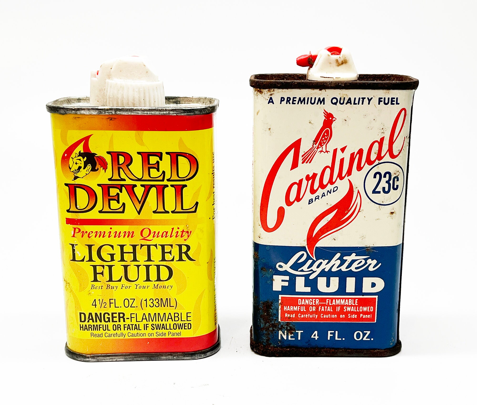 Cardinal Lighter Fluid Tin Cardinal Lighter Fluid Tin