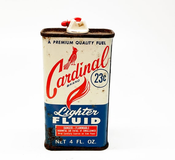 Cardinal Lighter Fluid Tin Cardinal Lighter Fluid Tin