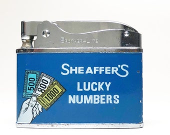 1950s SHEAFFER'S BEER LIGHTER - Vintage Old Rare Antique Advertising Beer Sheaffers Lighter