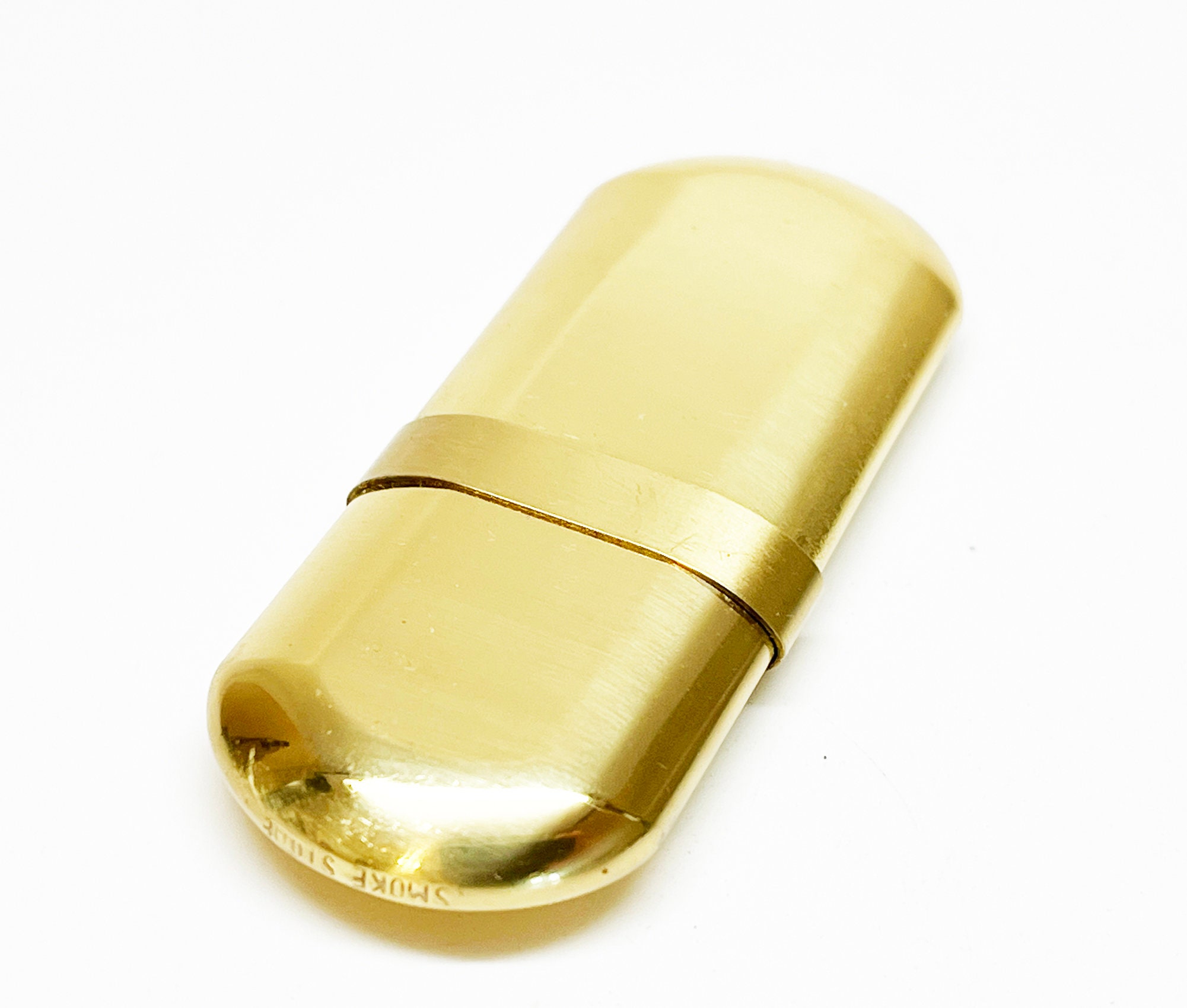 BRASS NO 5 LIGHTER Working Rare Vintage Antique Old Nos Brass Lighter