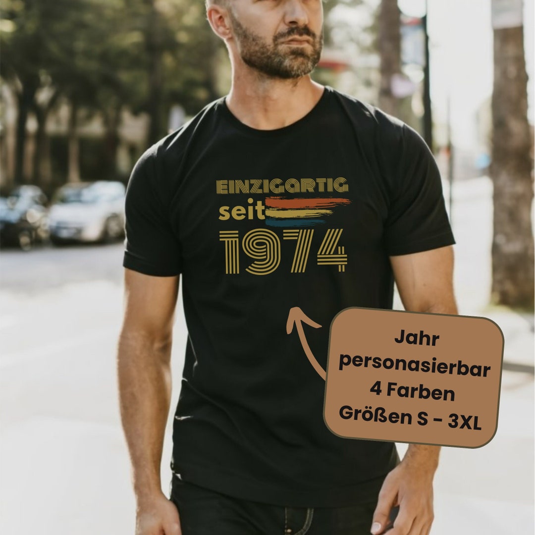 50. Geburtstag T-Shirt Für Damen - Vintage 1975 Print, Lässiges Baumwoll-Shirt, Perfekt Als Geschenk Für Mama Oder Oma