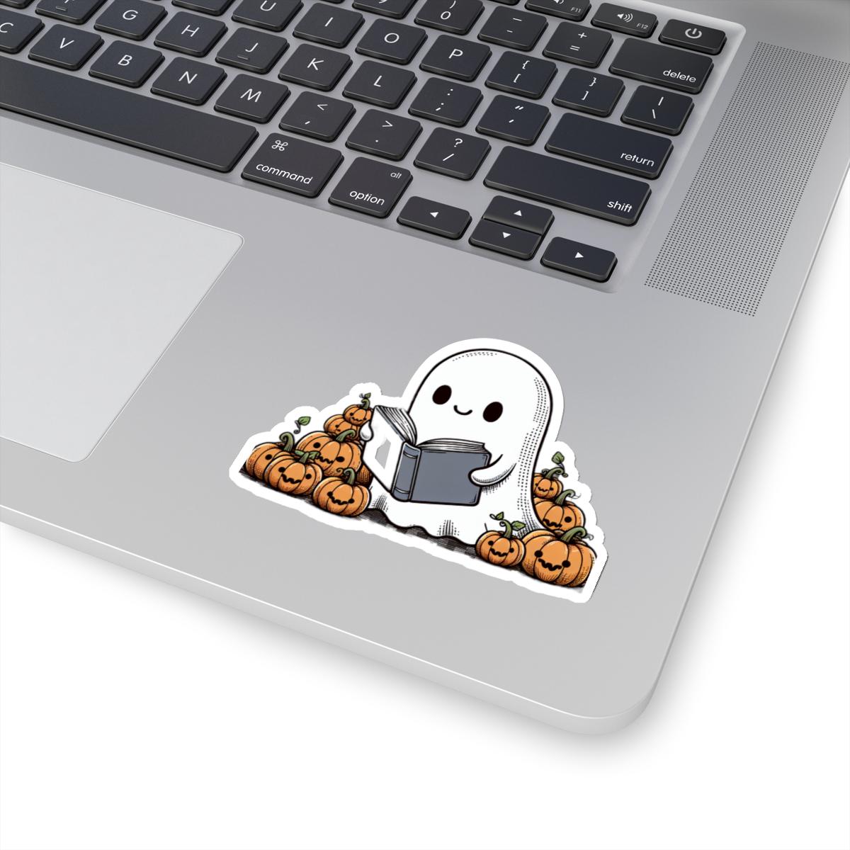 Ghost Reading Sticker Bookish Halloween Ghost Sticker Book Lover ...