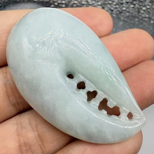 Certified Burma Jadeite Crab Arm 蟹钳
