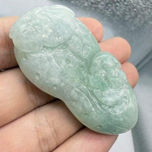 Certified Burma Jadeite Peanut 翡翠花生
