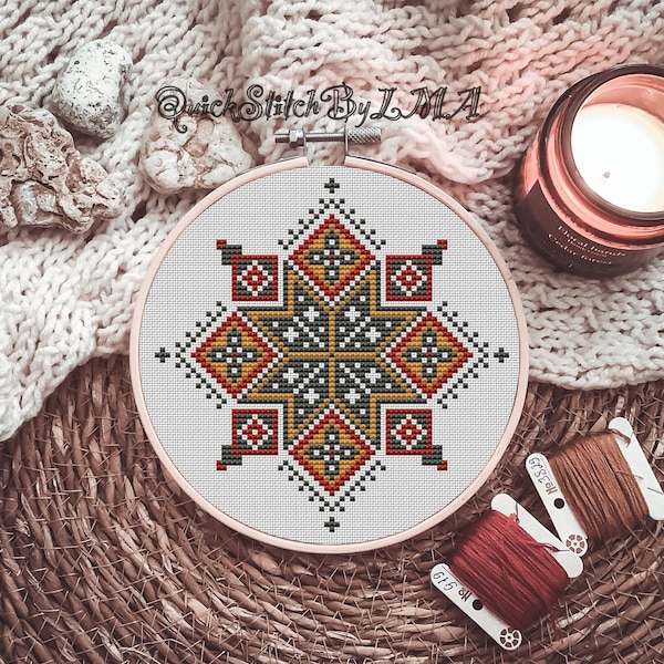 Ukraine geometric sampler cross stitch pattern PDF, Slavic embroidery, Traditional folk Ukrainian ornament, Cottagecore cross stitch