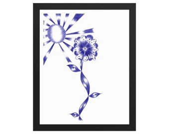 SunFlower - Framed poster
