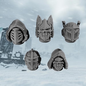 Pakket x5 Wargame Space Crusaders "Fallen Lions" - 32 mm