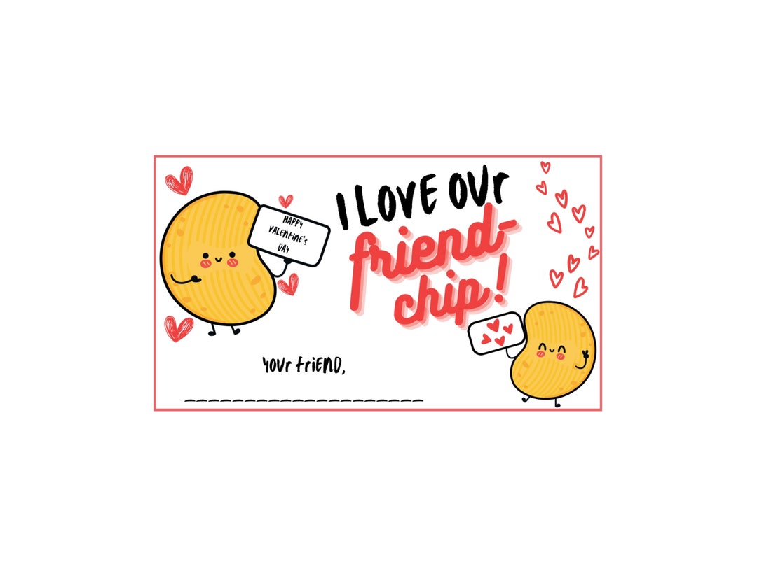Friend chip Valentine Card Kids - Il 1080xN.5685241924 8viz 