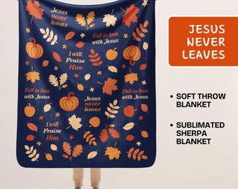 Fall Sherpa Blanket