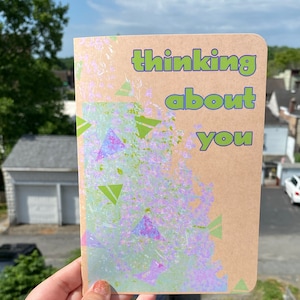 Carte Thinking of You, vierge à l'intérieur