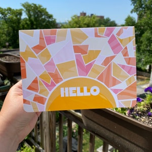 Hello Card, innen blanko