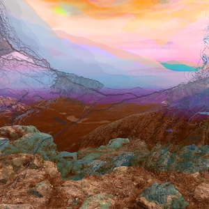 Mountain, Mother Art Print 8&quot;x10&quot;