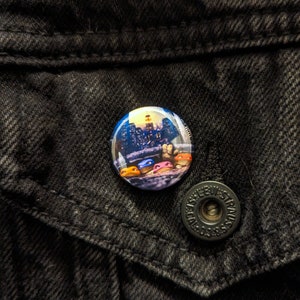 TMNT Teenage Mutant Ninja Turtles The Movie Poster - 1&quot; Pin Back Button