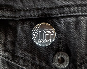 Stiff Records Logo - 1" Pin Back Button