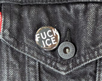 F*CK ICE |  1" Pin Back Button