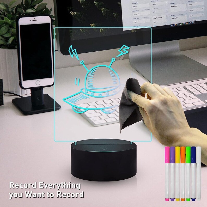 Led Note Board Led Drawing Board Led Note Pad Led Noteboard 7 Color