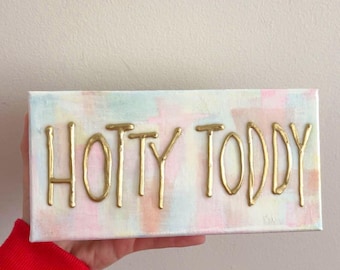 Hotty Toddy Ole Miss college dorm painting decor