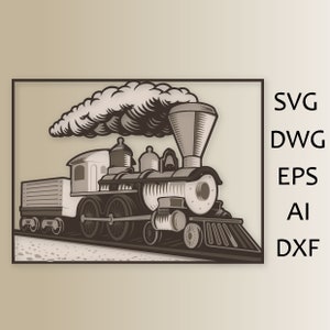 Train multilayer SVG/cut file/CNC/digital files/laser cut/Multilayer 3D Mandala/layered 3d moon svg/SVG file/Paper cutting/laser file
