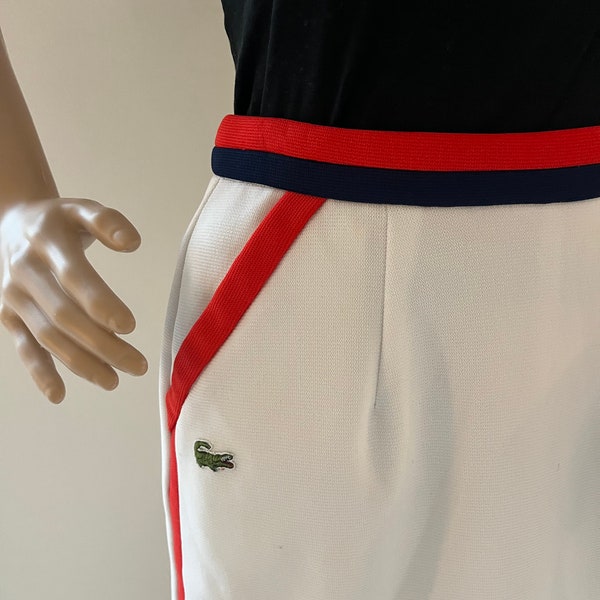 Vintage 80s classic Lacoste tennis skirt small