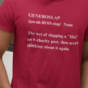 Generoslap Sniglet Style Tee Funny Minimalist Tech Gift Professional Humor