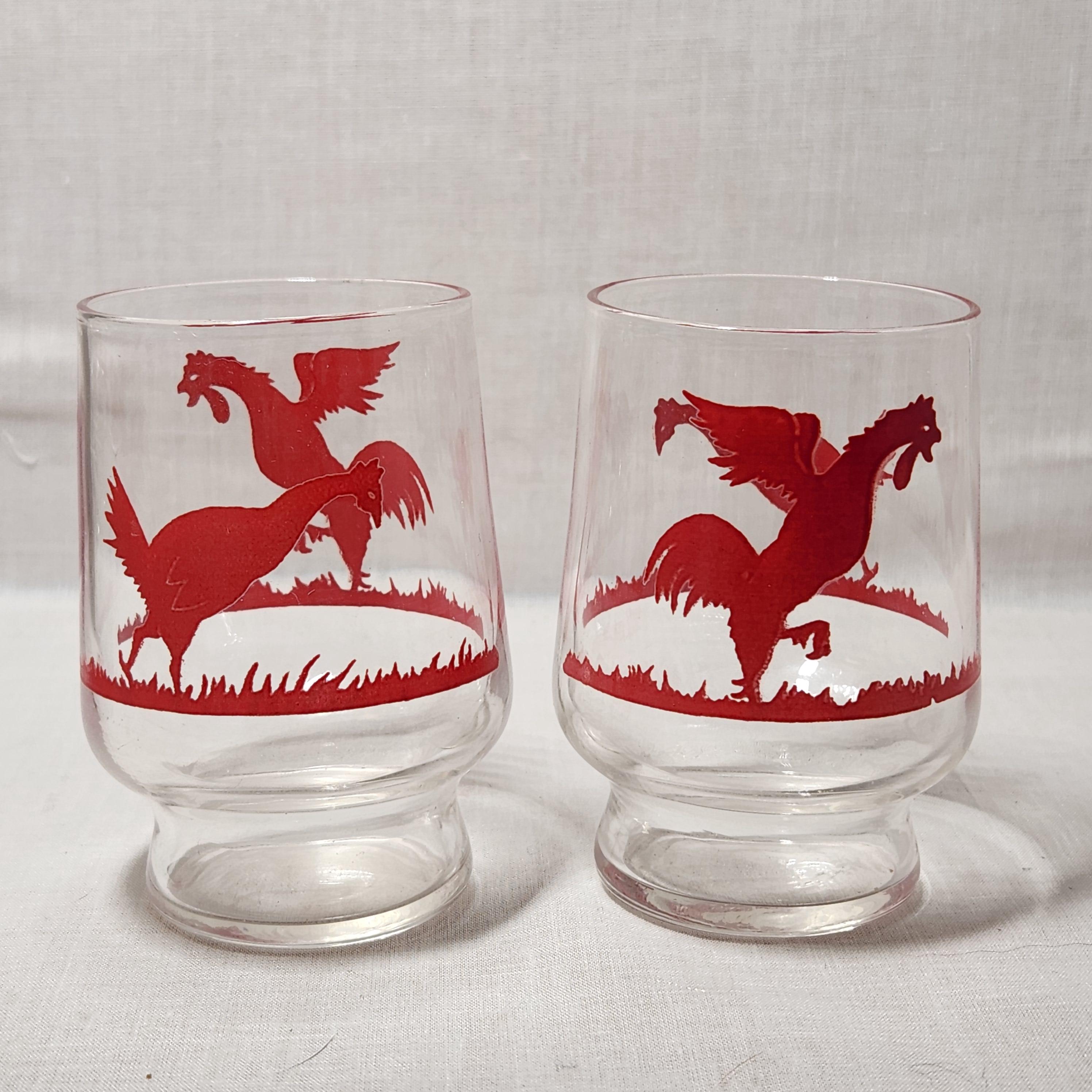 abundance corning drinking glasses Set of Crown Corning Glasses – Didi and Dora main image 1