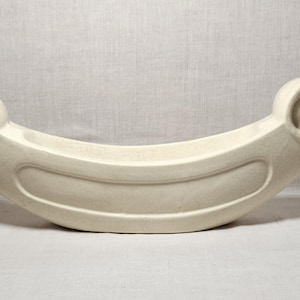 vintage MCM centerpiece planter gondola boat shaped console TV piece 1960s