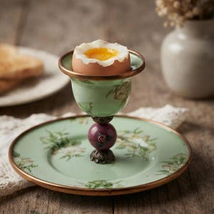 マッケンジーチャイルズ　エッグスタンド Mackenzie Childs Egg Cup - Etsy