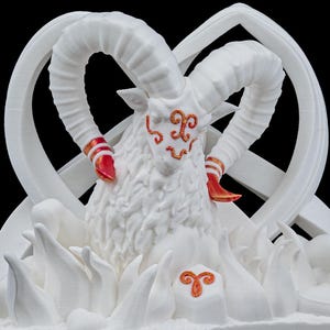 Aries Statue | Hand-Painted Astrology Decor | Unique Horoscope Gift