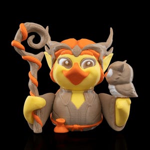 Thorn Wing | 3D Printed Collectible Rubber Duck Figure | Unique Gift for Duck Lovers & Gamers