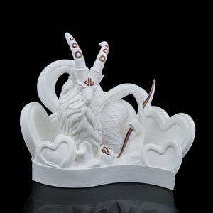 Capricorn Statue | Hand-Painted Astrology Decor | Unique Horoscope Gift