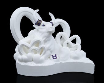 Taurus Statue | Hand-Painted Astrology Decor | Unique Horoscope Gift