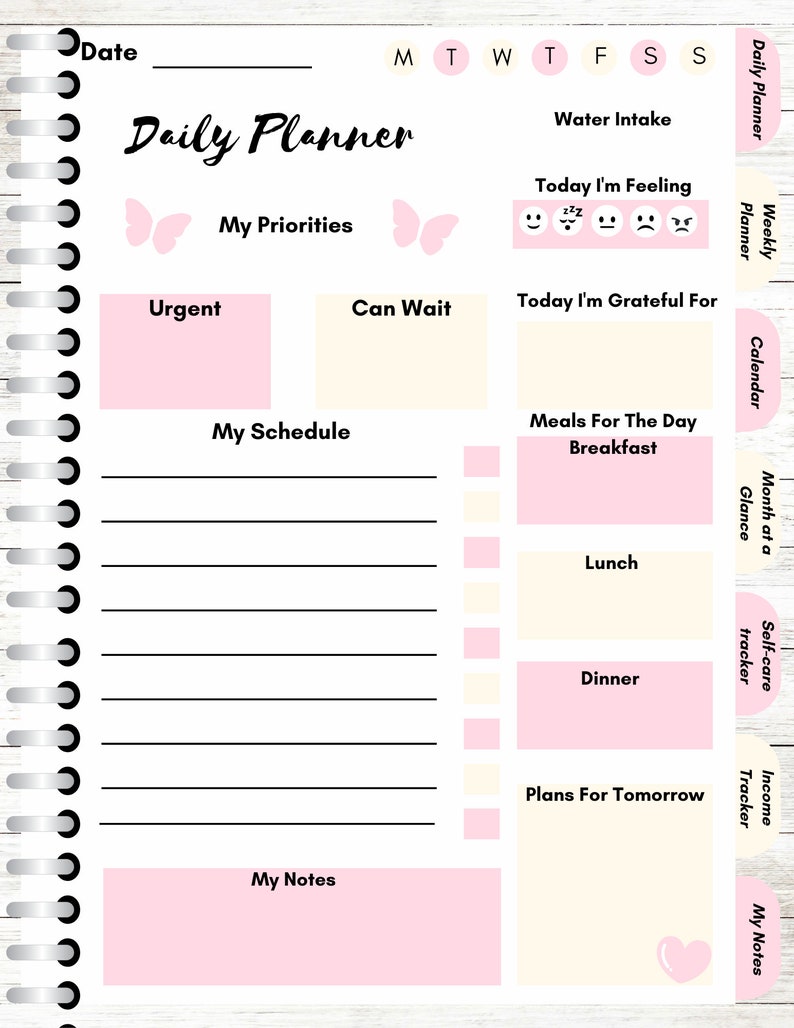 Digital Planner 2024 2025 & Undated, Goodnotes Planner, Daily Planner