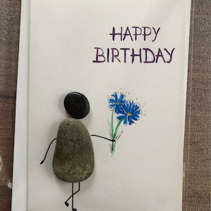 Geburtstagskarte Geburtstag Geburtstagsgeschenk Happy Birthday Freund Freundin Lieblingsmensch handgemacht tut der Seele gut Unikat