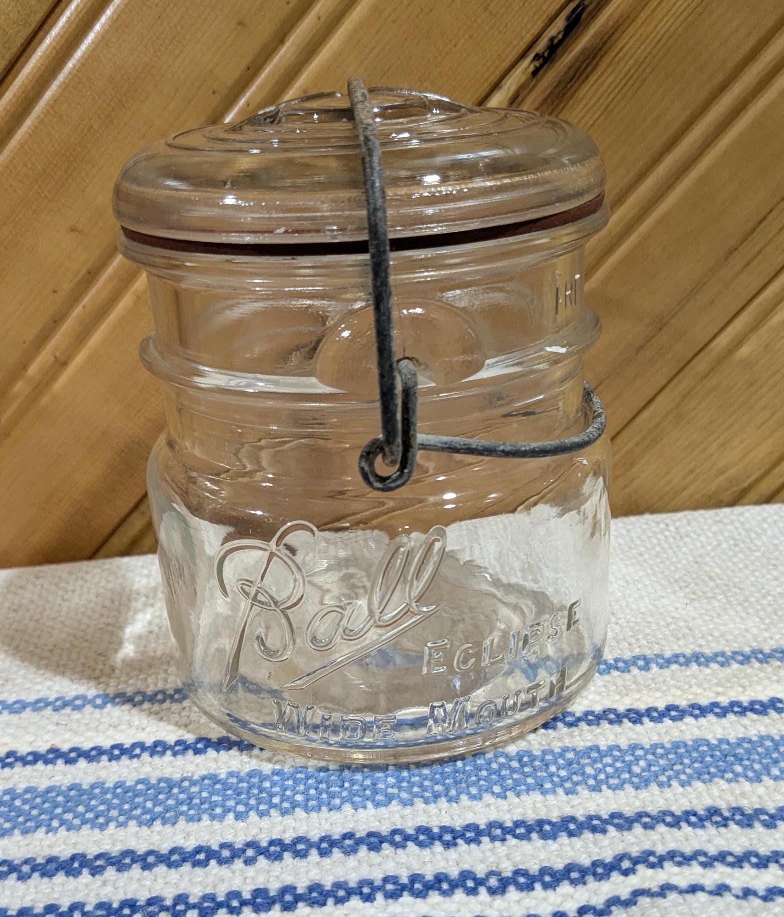 Vintage Sealed Jar With Lid - Etsy