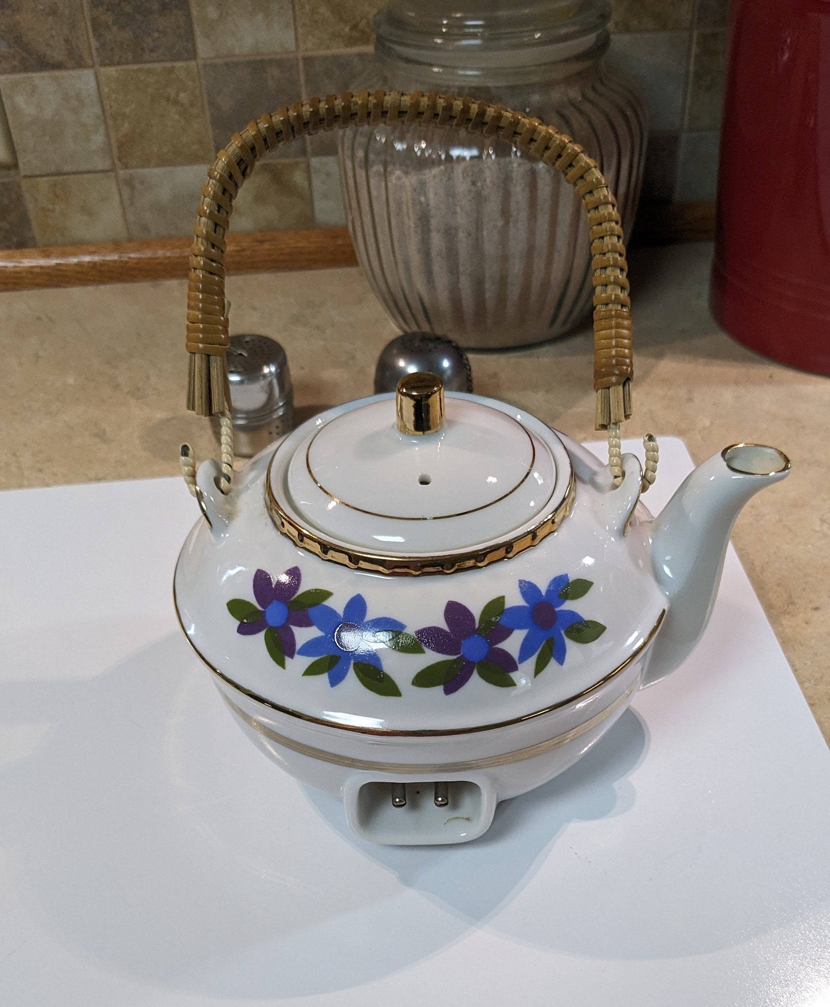 Vintage, MCM, Electric Tea Pot ,made in Japan Maruka