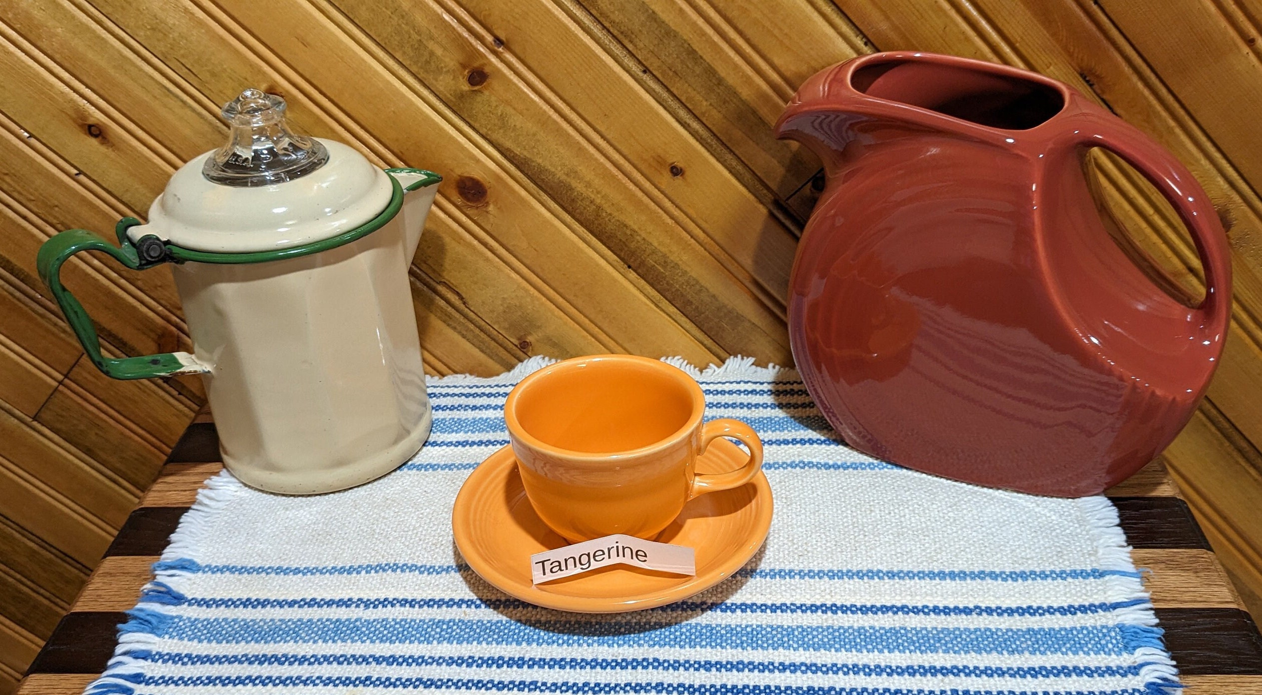 VTG Fiesta Fiestaware 5 7/8" Saucer Tangerine/Orange – No Chips