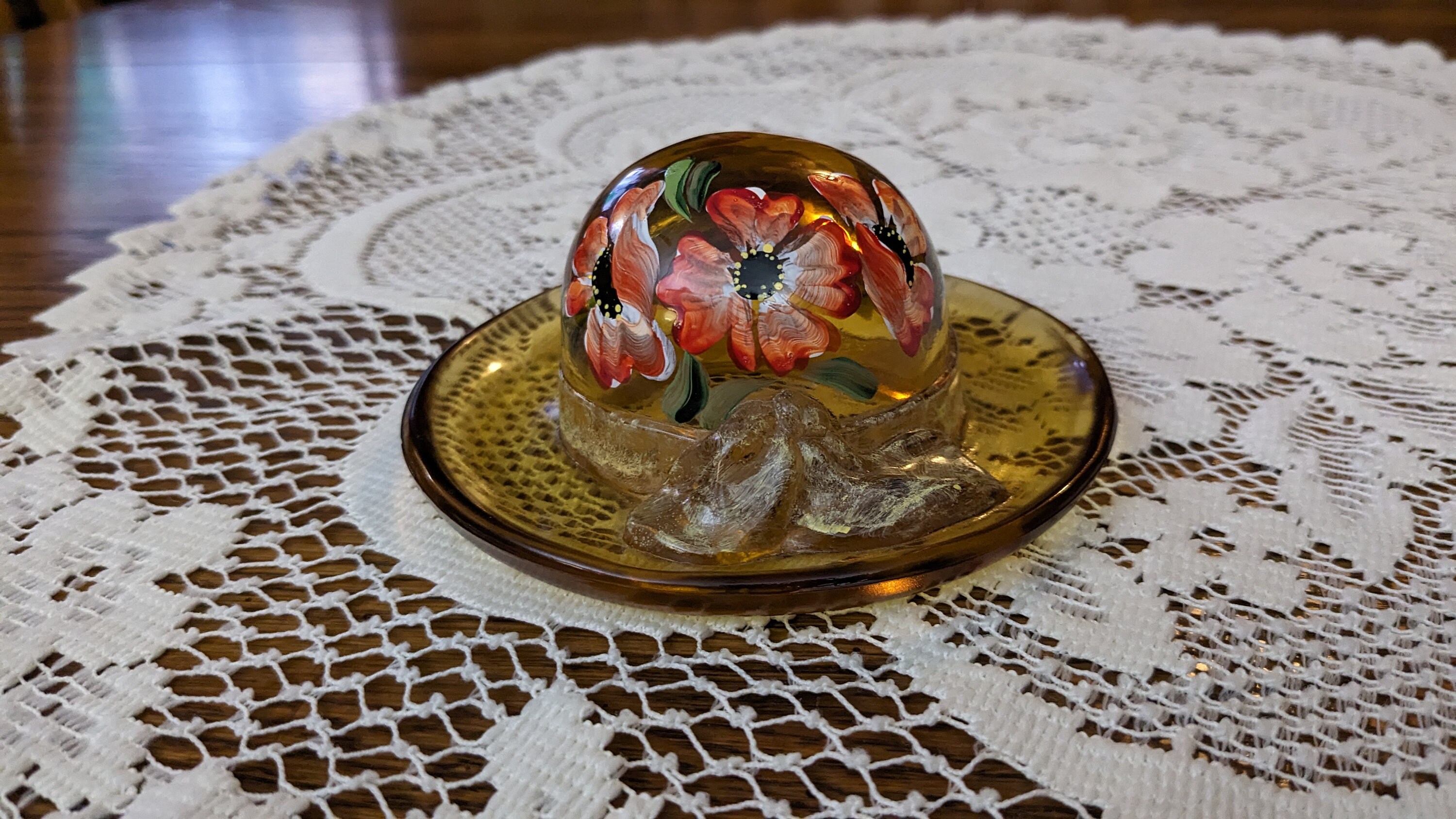 ご確認用　フェントン➕スタンド Fenton Glass Hat on Stand - Etsy