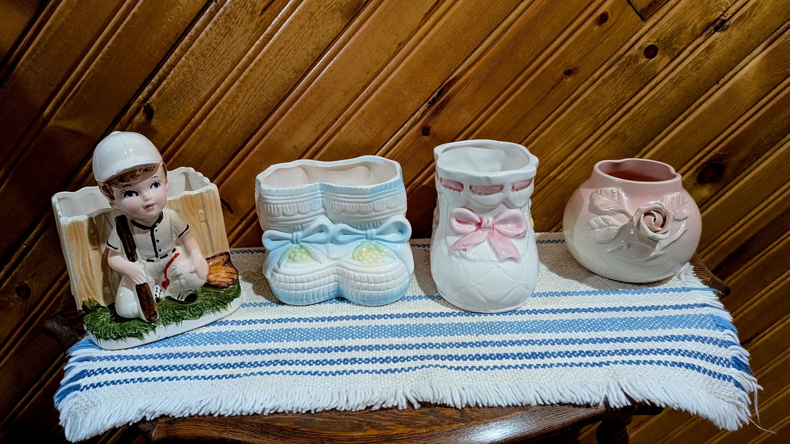 Vintage Ceramic Baby Nursery Planters - Etsy