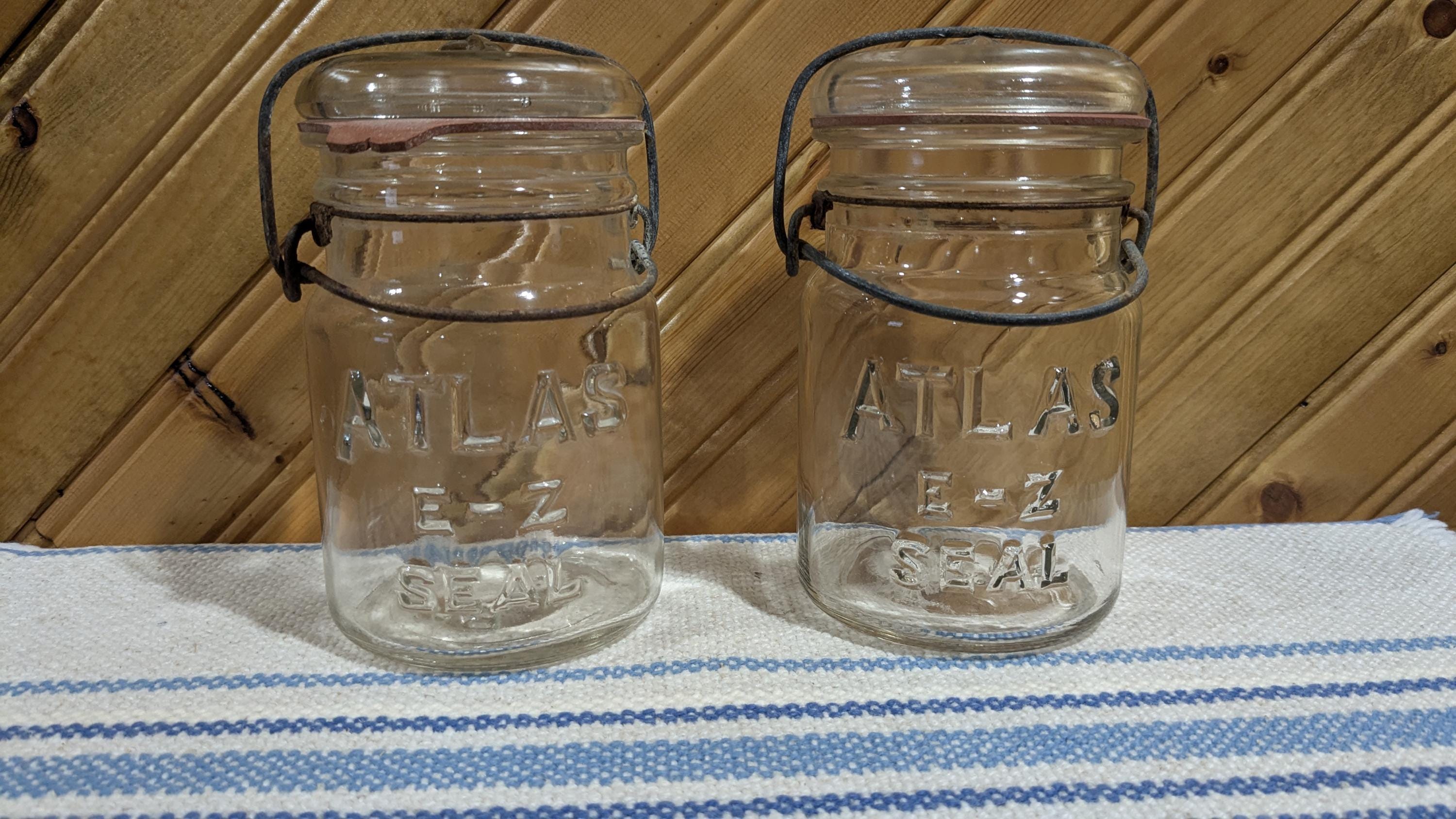 ヴィンテージ アトラス E-Z シール ジャー：1920～30年代のワイヤー