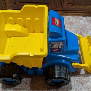 Vintage, Lego, Duplo, Bulldozer, Kipper, Groot