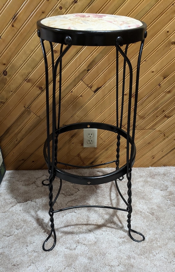 Antique, Vintage, Ice Cream, Parlor, Stool, Wire Leg Stool