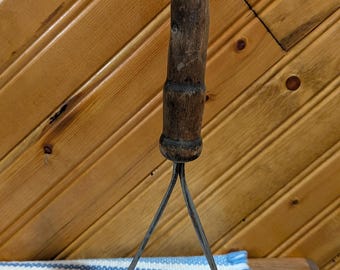 Vintage, Potato Mashers, Masher, Wood, Wire,