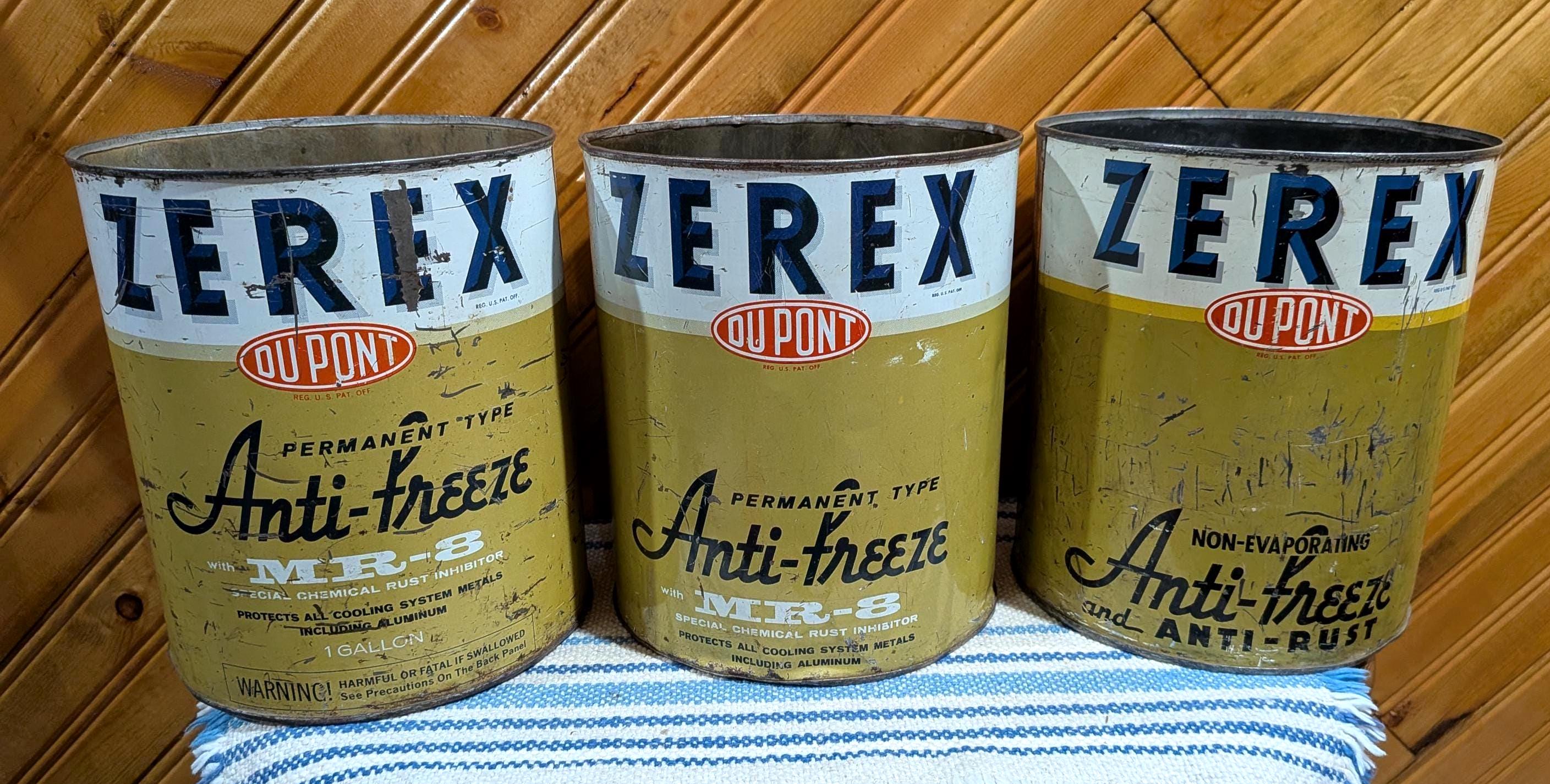 Vintage, Zerex, Antifreeze, Tin Can, One Gallon - Etsy