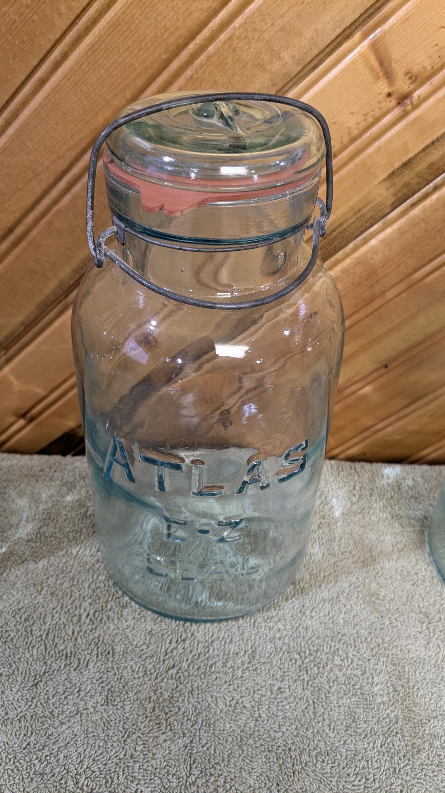 ヴィンテージ アトラス E-Z シール ジャー：1920～30年代のワイヤー