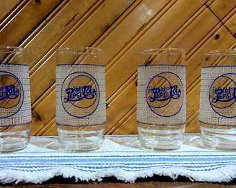 Bicchieri vintage, da collezione, Pepsi Cola, bicchieri con logo