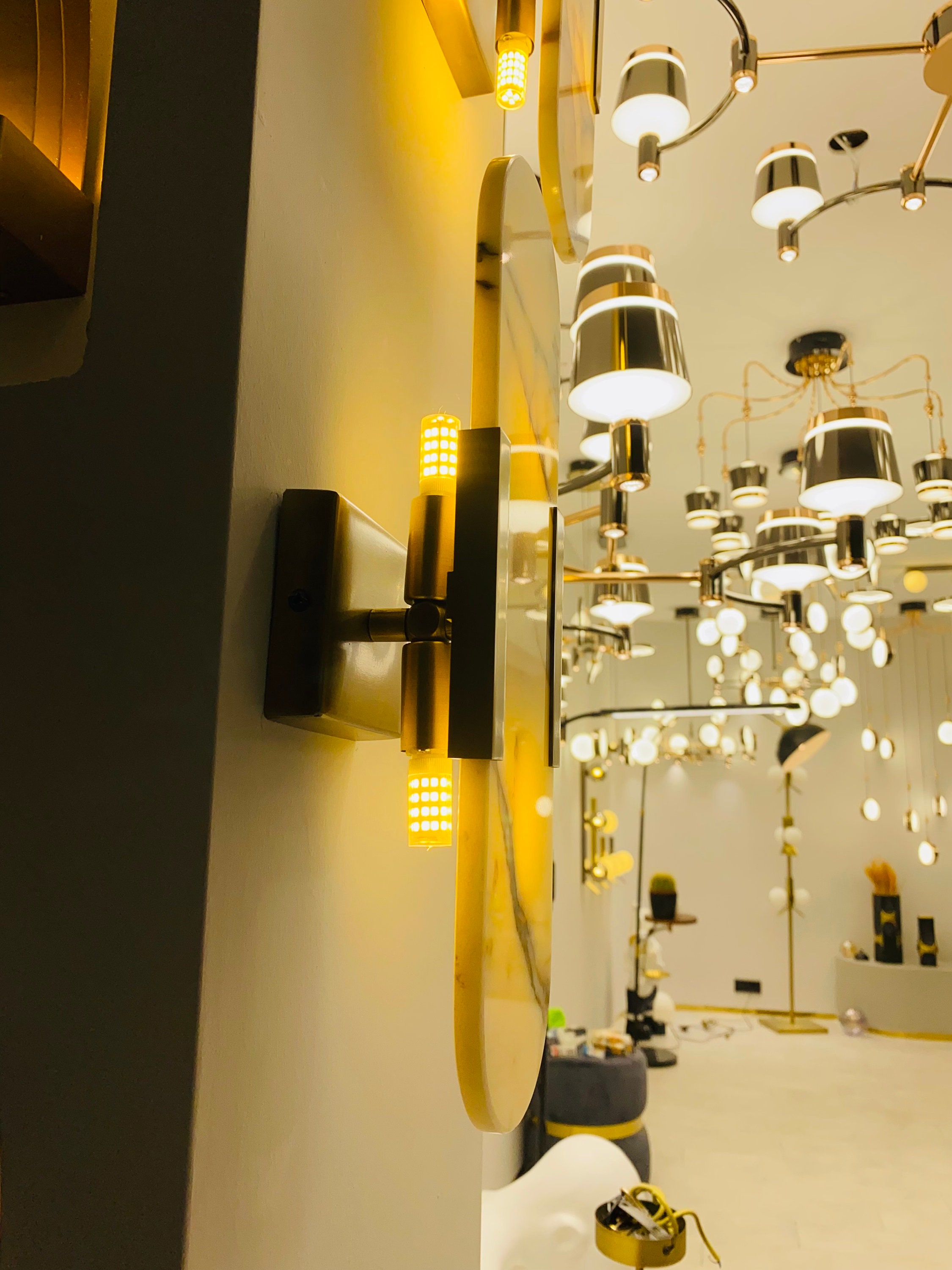 Marble Sconce, Modern Sconce, Bedside Sconce, Special Production Sconce