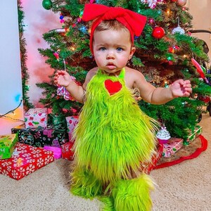 Grinch christmas outfit baby hot sale