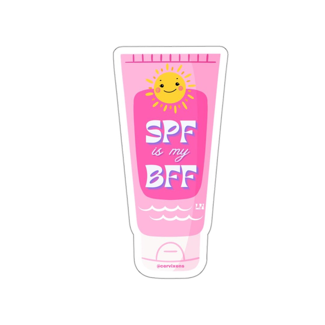 Spf is My Bff Sunscreen - Dermatology Skincare (sticker) - Etsy