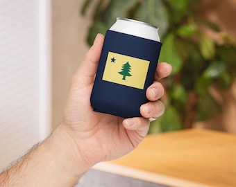 Maine State Flag Koozie